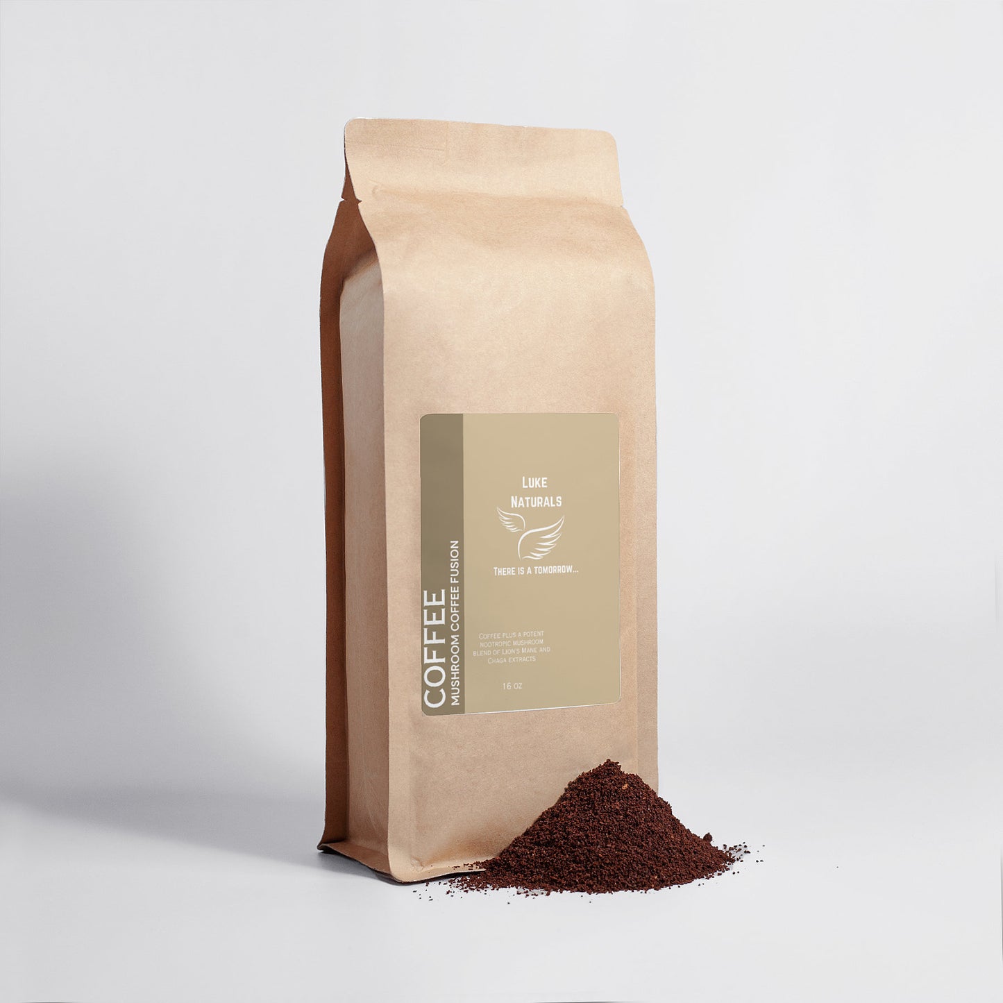 Mushroom Coffee Fusion - Lion’s Mane & Chaga 16oz